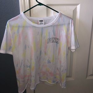 PINK tye dye  shirt